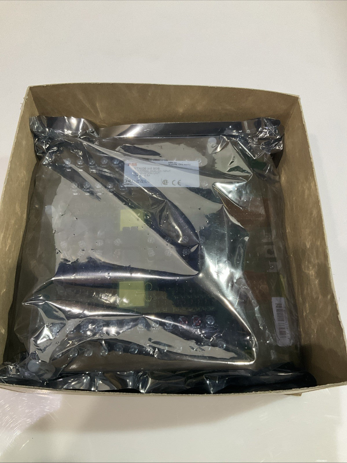 ABB INFO90 NTAI06  6639364G1  UNIVERSAL  ANALOG INPUT TERMINATION  UNIT  Y2M