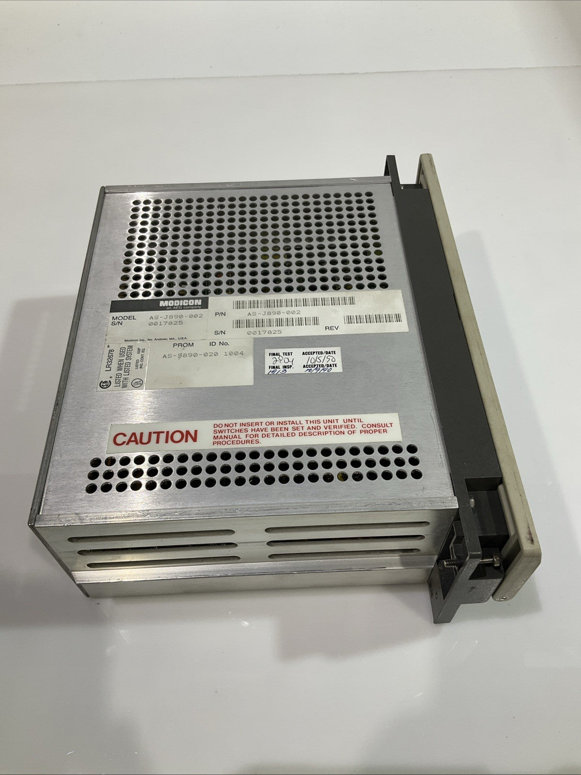 MODICON  AS-J890-002   AEG  REMOTE I/O  PROCESSOR  Z2M