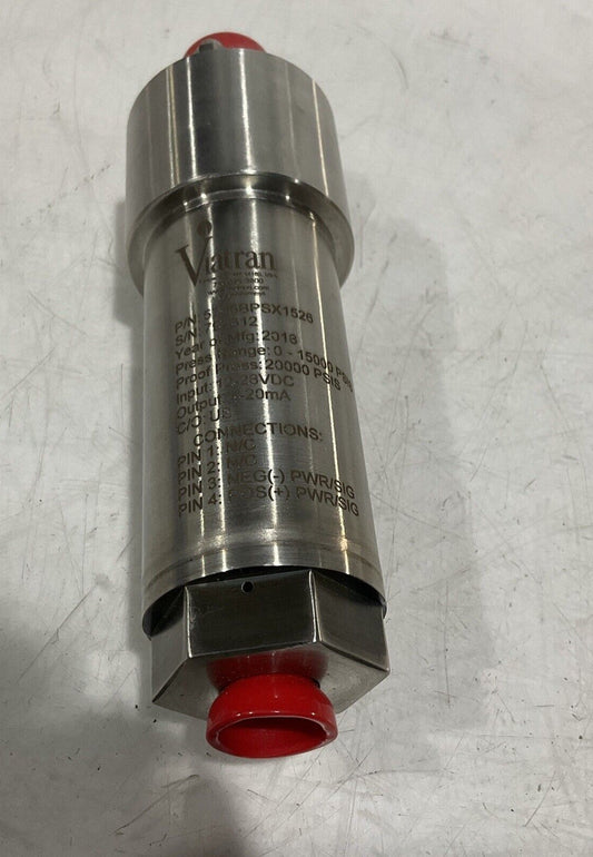 VIATRAN  5705BPSX1526 PRESSURE  TRANSMITTER  570 MODEL  15K PSIS 24VDC U3S