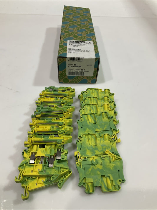 PHOENIX  CONTACT  UT4-TWIN-PE 3044380  CONDUCTOR  TERMINAL BLOCK LOT 50  Y2M