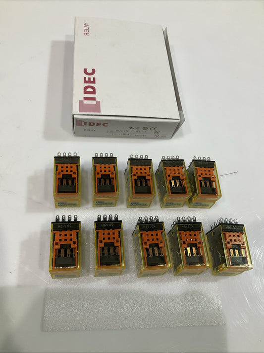 IDEC  RU42S-C-A110  POWER  RELAY  LOT 10 Y2M