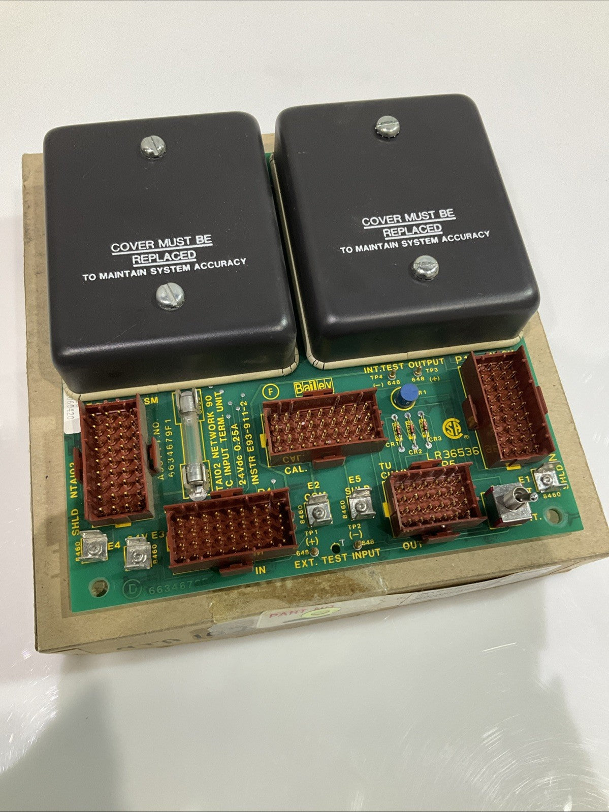 BAILEY  INFO90  NTAI02 6634678D1  ANALOG INPUT  TERMINATION  UNIT BOARD  Z2M