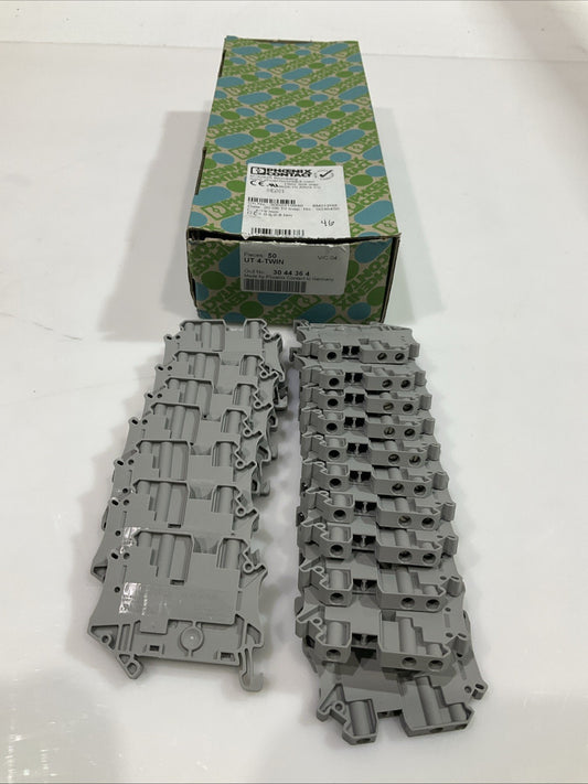 PHOENIX CONTACT  UT4-TWIN 3044364 TERMINAL BLOCK  CONDUCTOR  LOT OF 46 Y2M