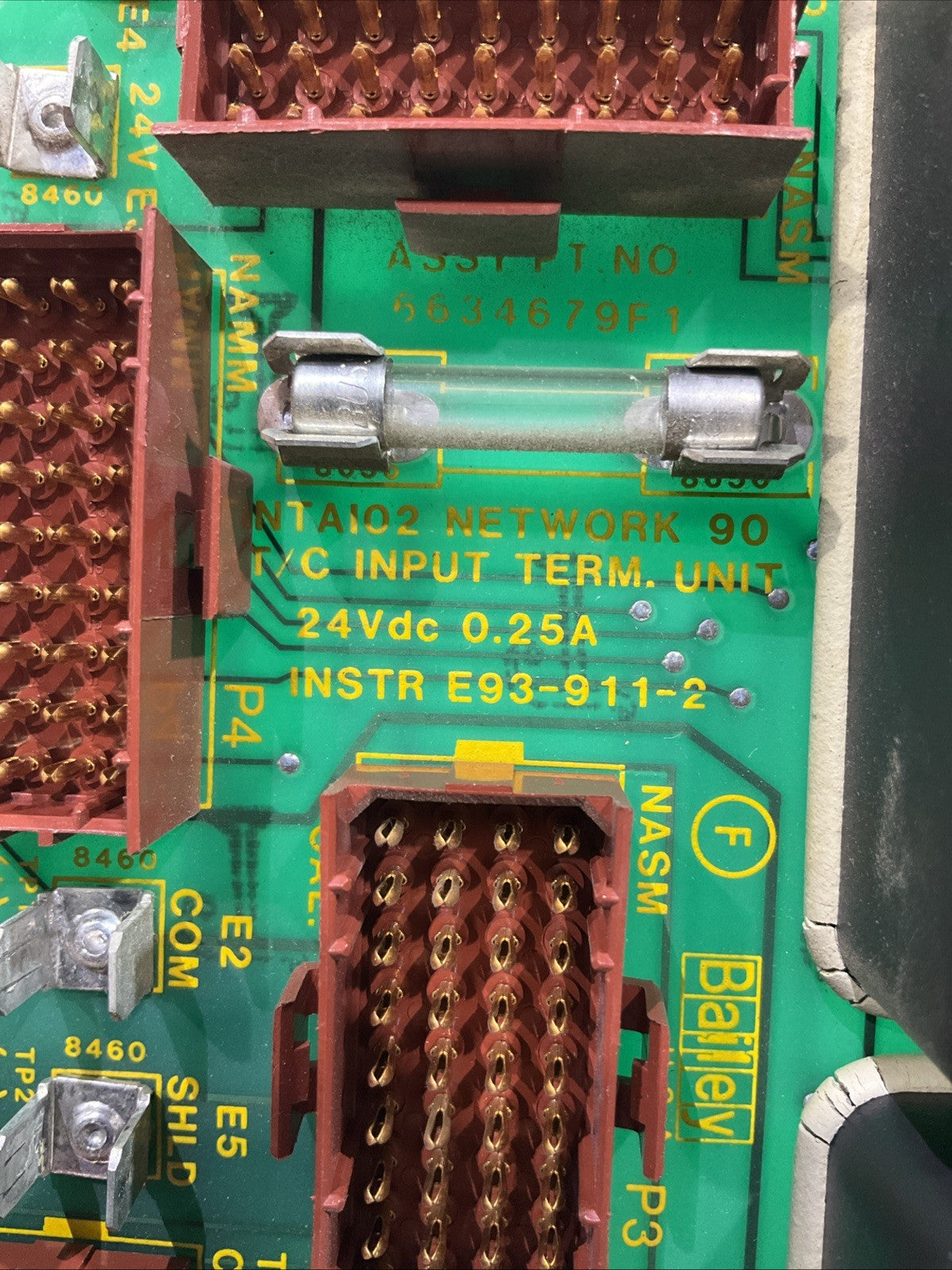 BAILEY  INFO90  NTAI02 6634678D1  ANALOG INPUT  TERMINATION  UNIT BOARD  Z2M