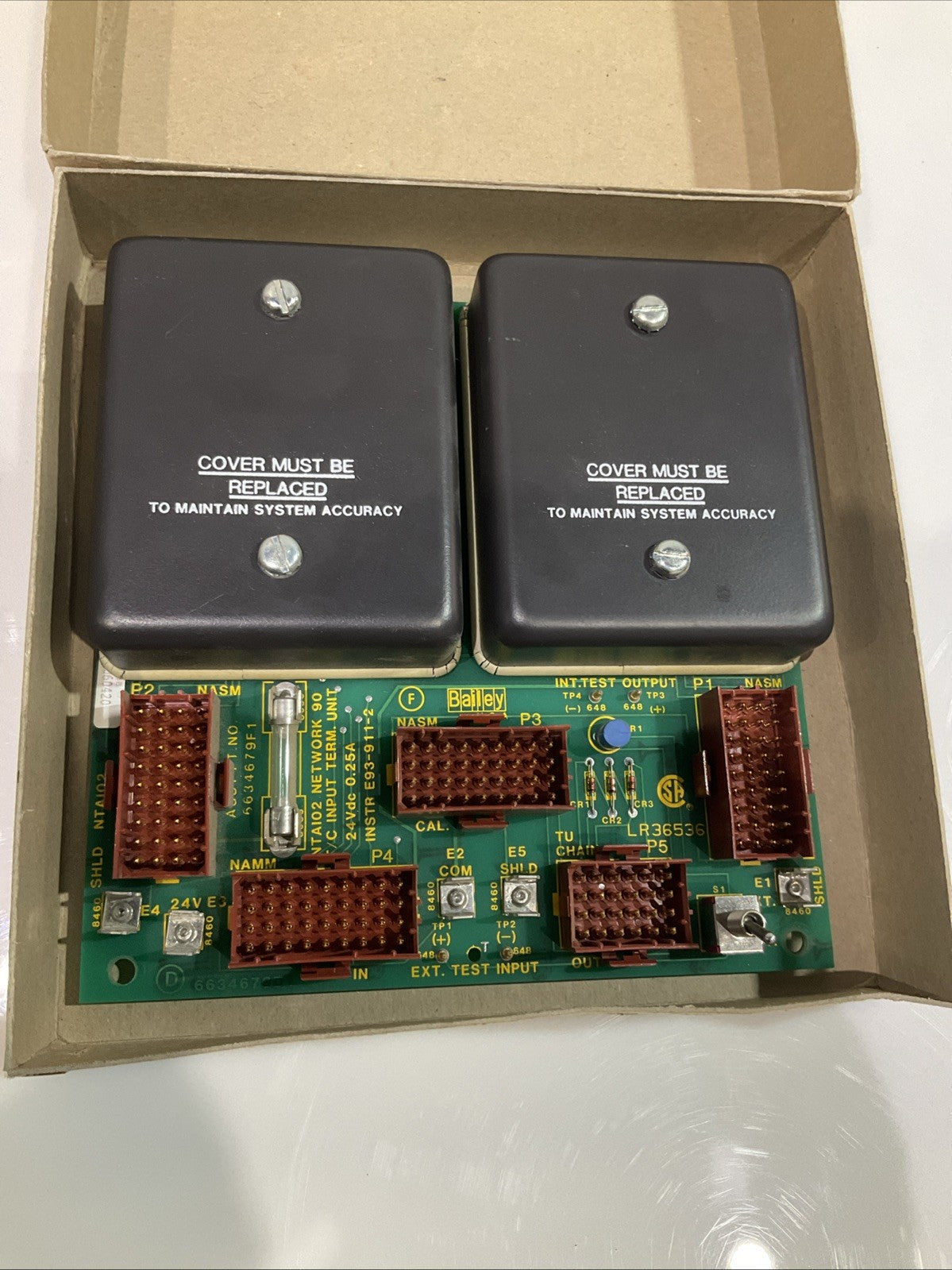 BAILEY  INFO90  NTAI02 6634678D1  ANALOG INPUT  TERMINATION  UNIT BOARD  Z2M