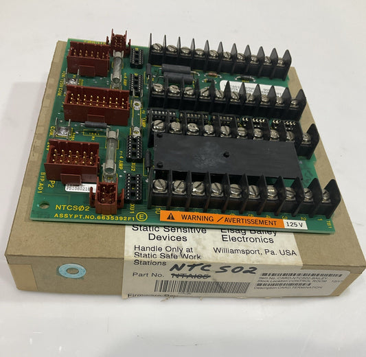 BAILEY  NTCS02  6635392F1  CONTROL  MODULE TERMINAL UNIT  BOARD 24VDC Y2M