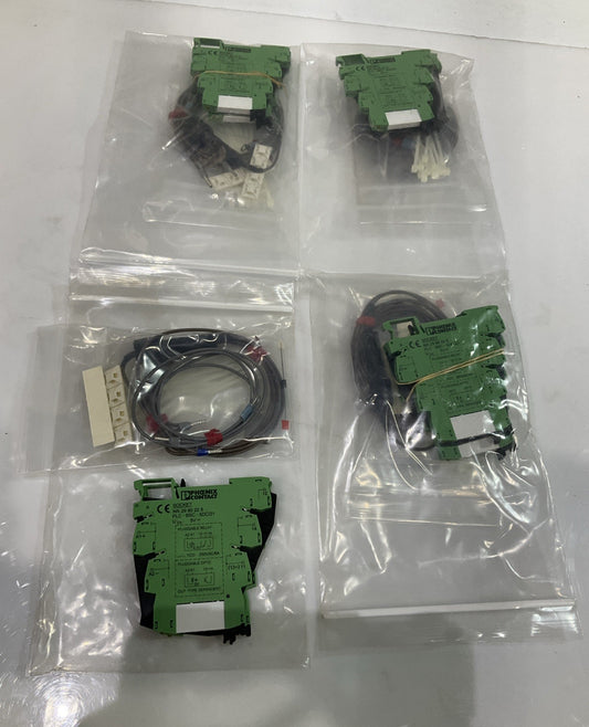 PHOENIX CONTACT NR. 2980225 CONTACT BLOCK   RELAY BASE  LOT OF 4 Y2M