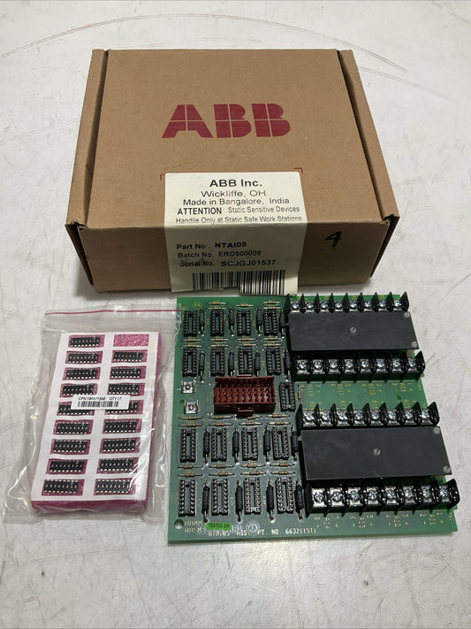 ABB-BAILEY INFI90  NTAI05  6632115T1  ANALOG INPUT TERMINATION UNIT Y2M