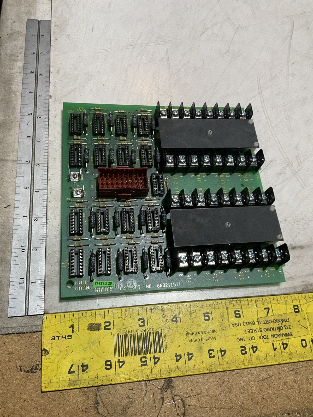 ABB-BAILEY INFI90  NTAI05  6632115T1  ANALOG INPUT TERMINATION UNIT Y2M