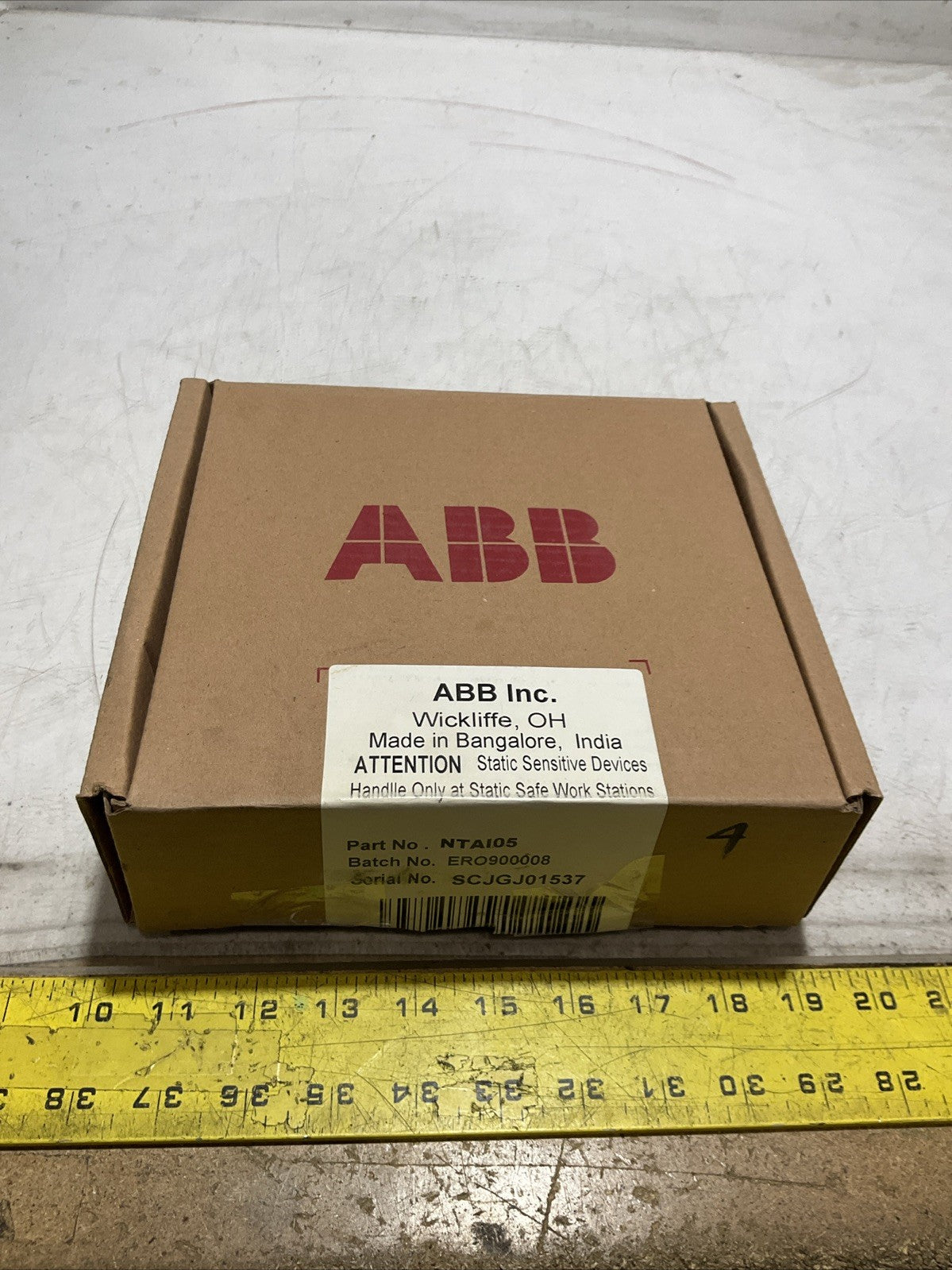 ABB-BAILEY INFI90  NTAI05  6632115T1  ANALOG INPUT TERMINATION UNIT Y2M