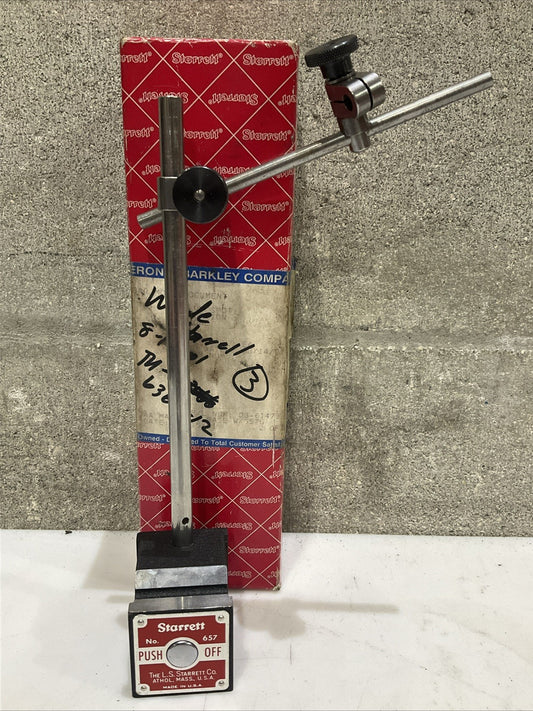 STARRETT 657 AA MAGNETIC BASE INDICATOR HOLDER Z2M
