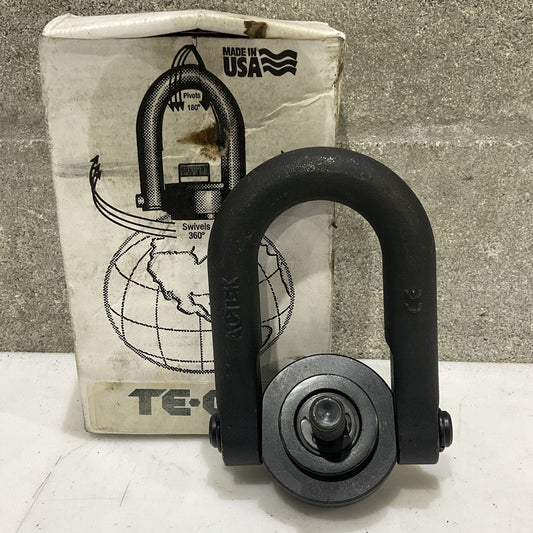 ACTEK TECO AK46010 SAFEFTY SWIVEL HOIST RING 1/2-13 2500 LBS BLACK OXIDE Z2M
