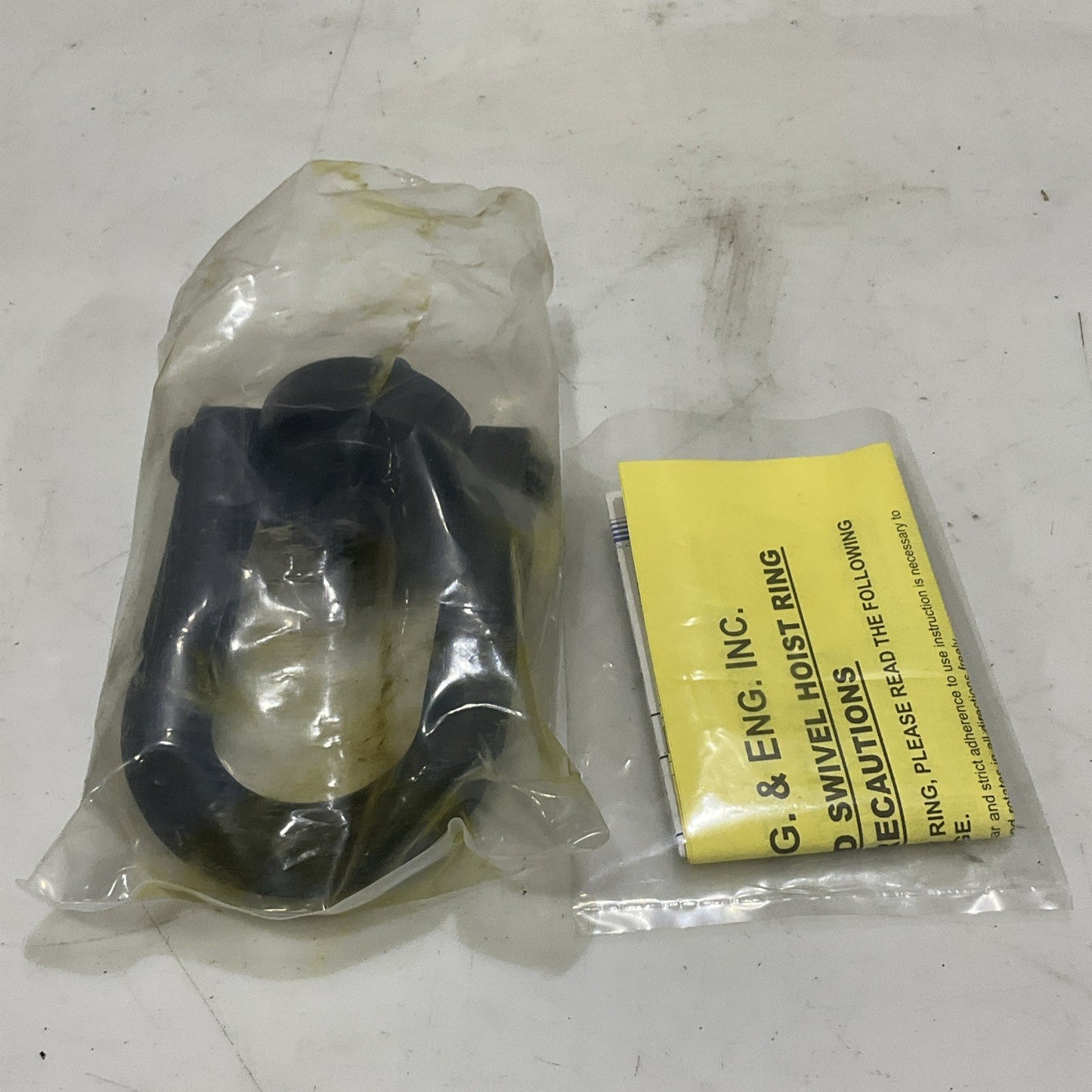 ACTEK TECO AK46010 SAFEFTY SWIVEL HOIST RING 1/2-13 2500 LBS BLACK OXIDE Z2M