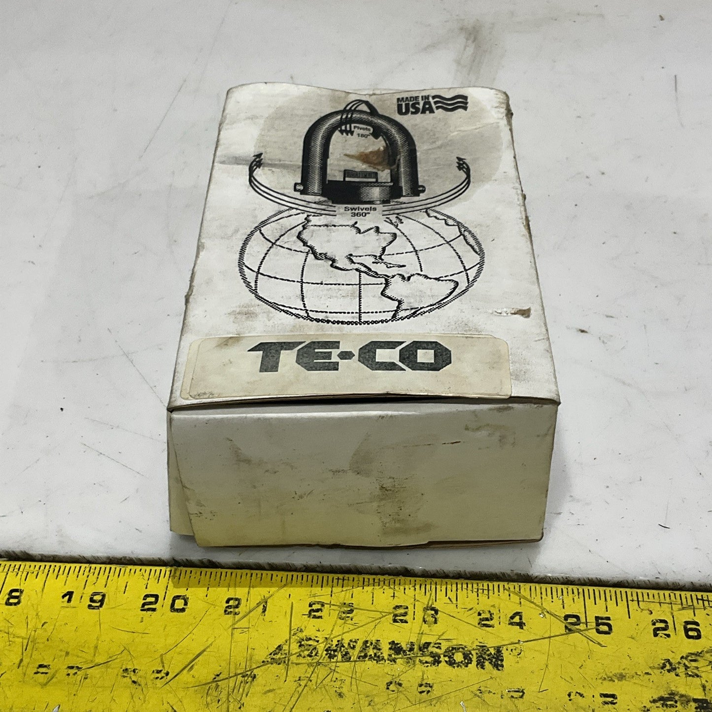 ACTEK TECO AK46010 SAFEFTY SWIVEL HOIST RING 1/2-13 2500 LBS BLACK OXIDE Z2M