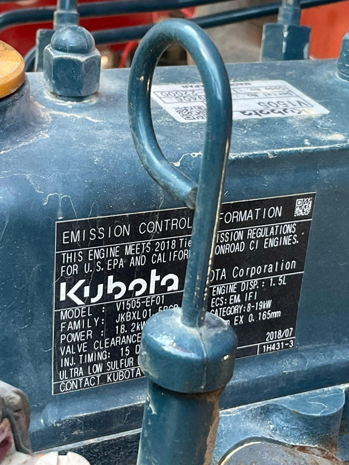 2019 BROCE RIDE ON SWEEPER MODEL BW-260, KUBOTA DIESEL, BROOM APPROX 100in W