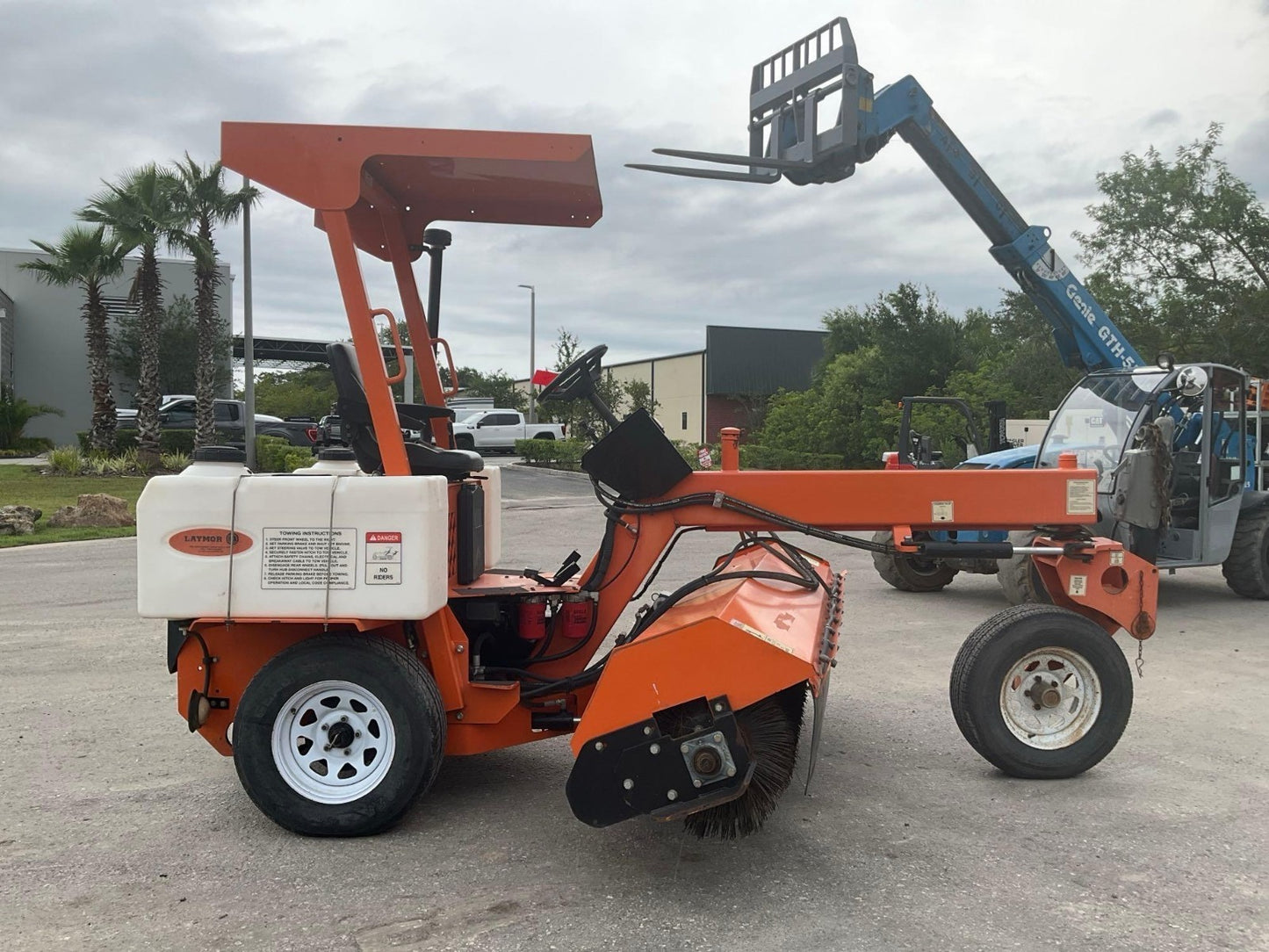 2018 LAYMOR SWEEPMASTER SWEEPER MODEL SM300; DIESEL