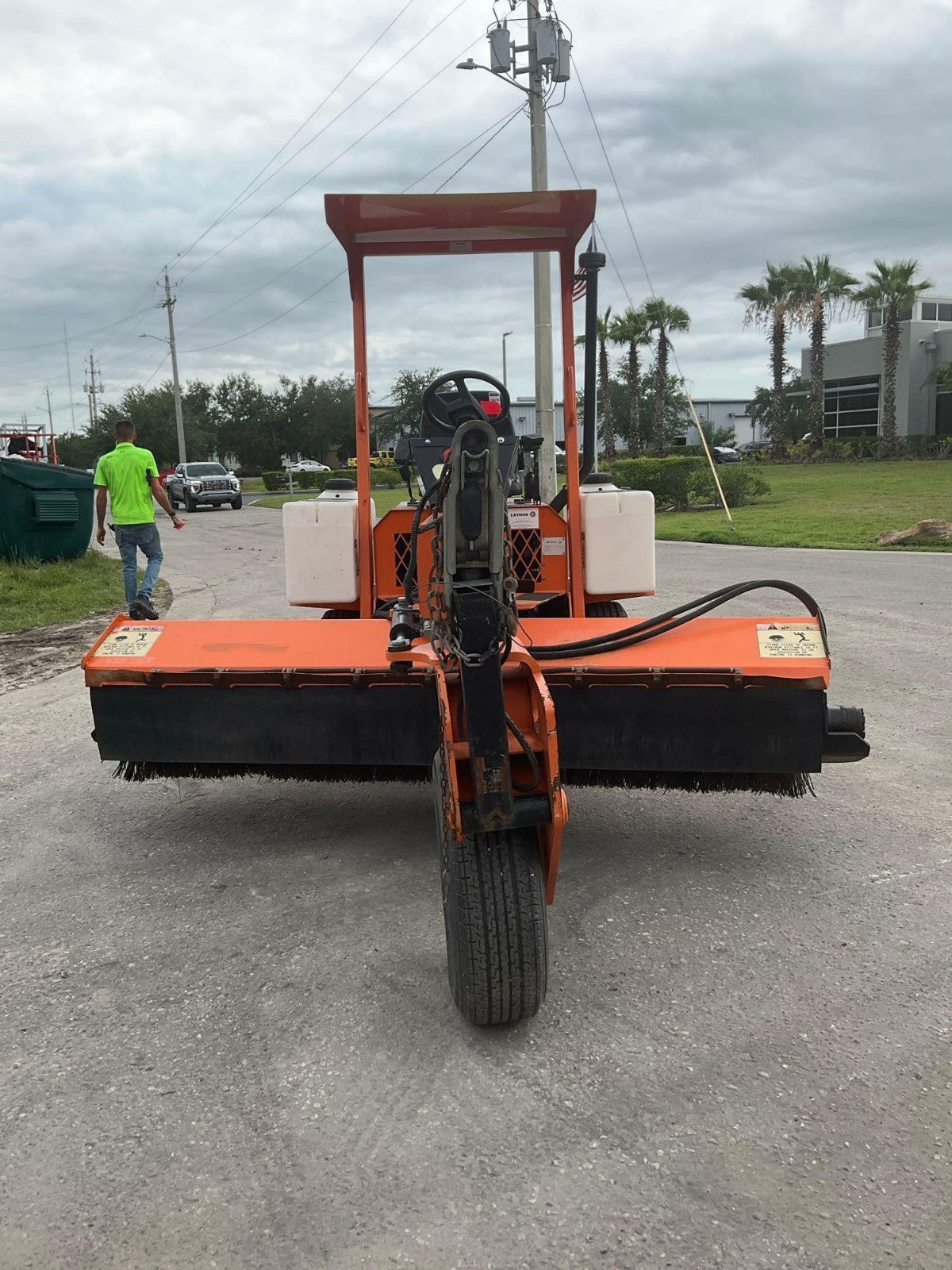 2018 LAYMOR SWEEPMASTER SWEEPER MODEL SM300; DIESEL