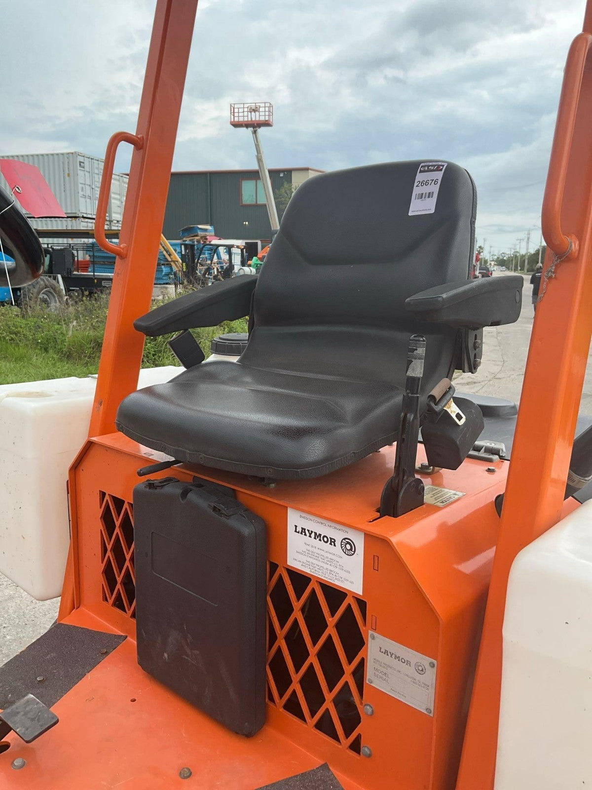2018 LAYMOR SWEEPMASTER SWEEPER MODEL SM300; DIESEL