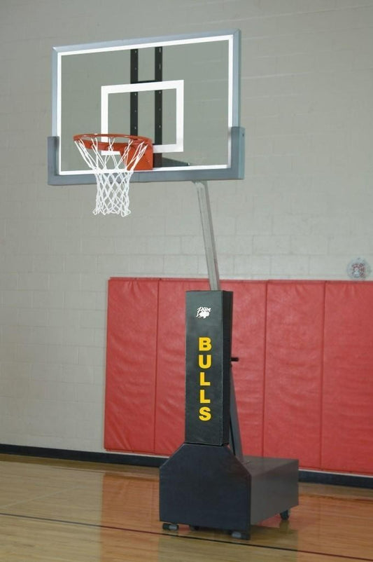 CLUB COURT BA833XL SUPER GLASS ADJUSTABLE PORTABLE BASKETBALL SYSTEM