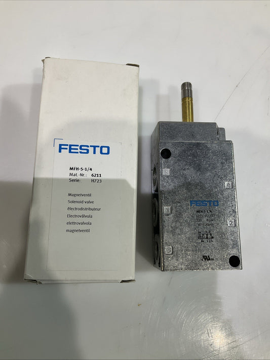 FESTO  MFH-5-1/4  AIR  SOLENOID  VALVE  Z2M