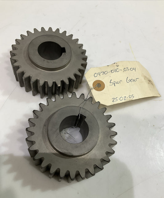 DELTA  0970-010-03-04  SPUR  SPLINE GEAR  LOT OF 2 Z2M