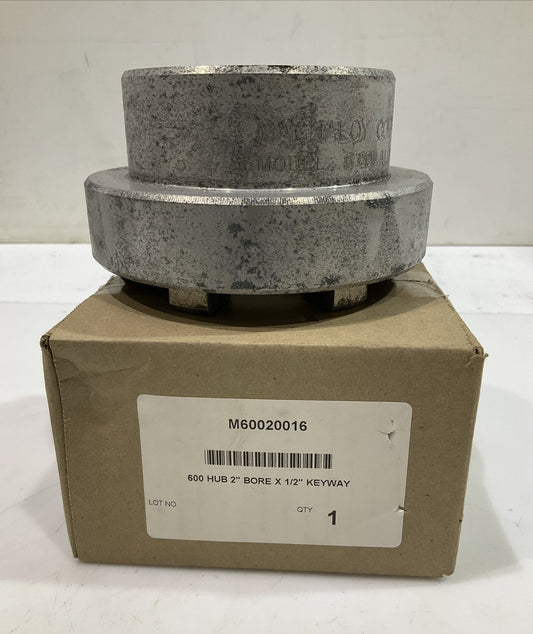 MAGNALOY M60020016 600 HUB 2 BORE X 1/2  FLEXIBLE COUPLING ROUND KEYWAY Z2M