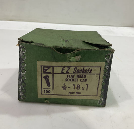 EZ-SOCKETS  5/16 - 18X7  FLAT HEAT SOCKET  CAP  Z2M