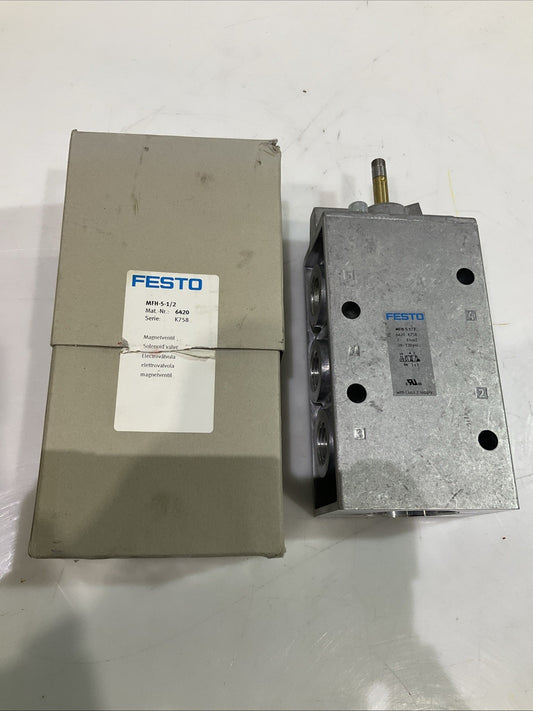 FESTO  MFH-5-1/2  AIR SOLENOID VALVE CLASS 5/2  Z2M