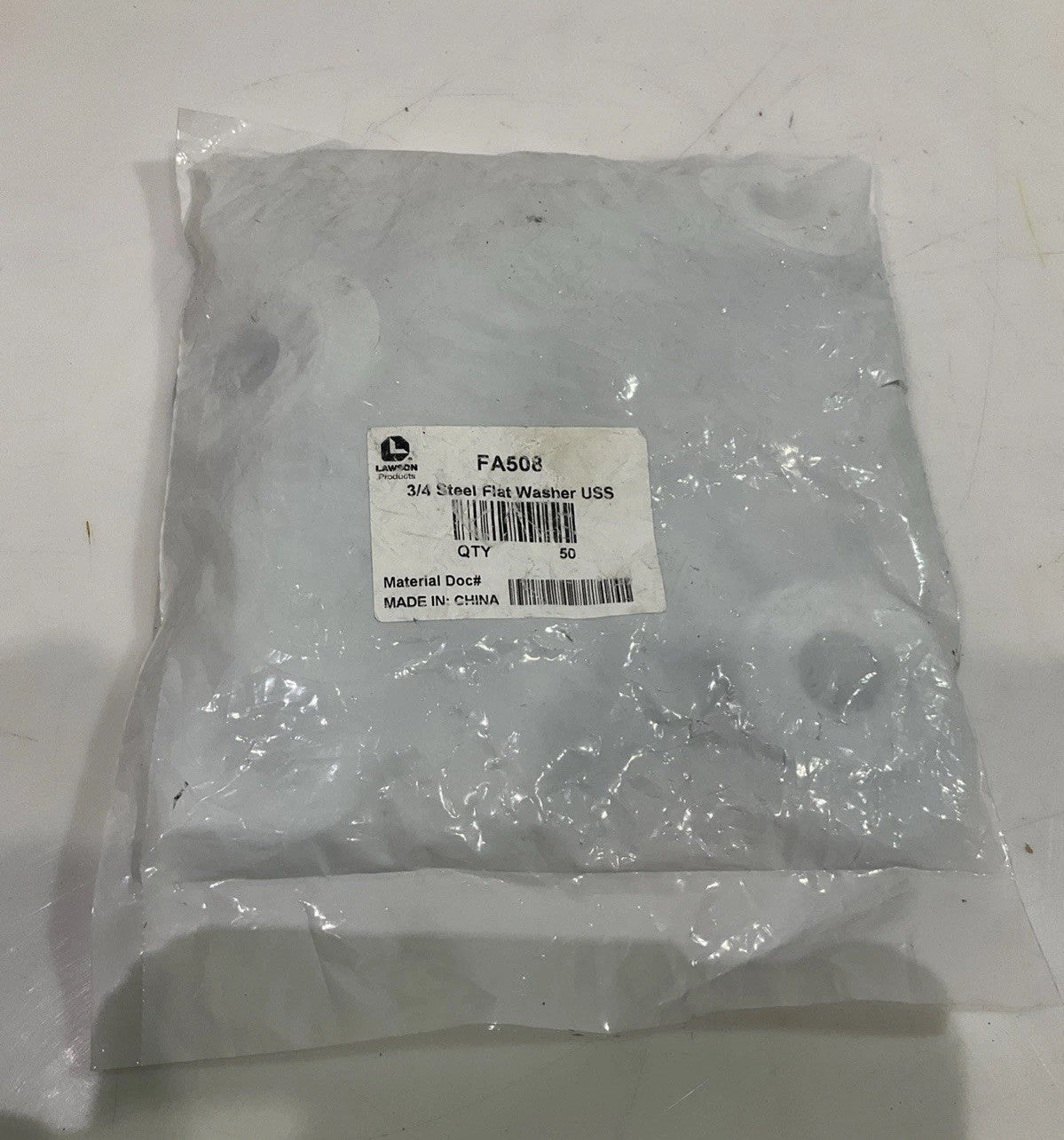 LAWSON FA508  3/4 LOW STEEL FLAT WASHER  LOT OF 50  Z2M
