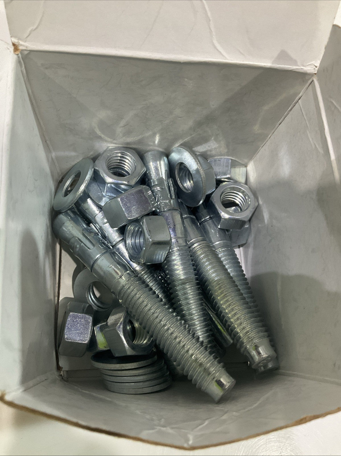 LAWSON  91605 1/2X3 3/4 WEDGE  ANCHOR  BOLT STEEL  QTY 10 Z2M