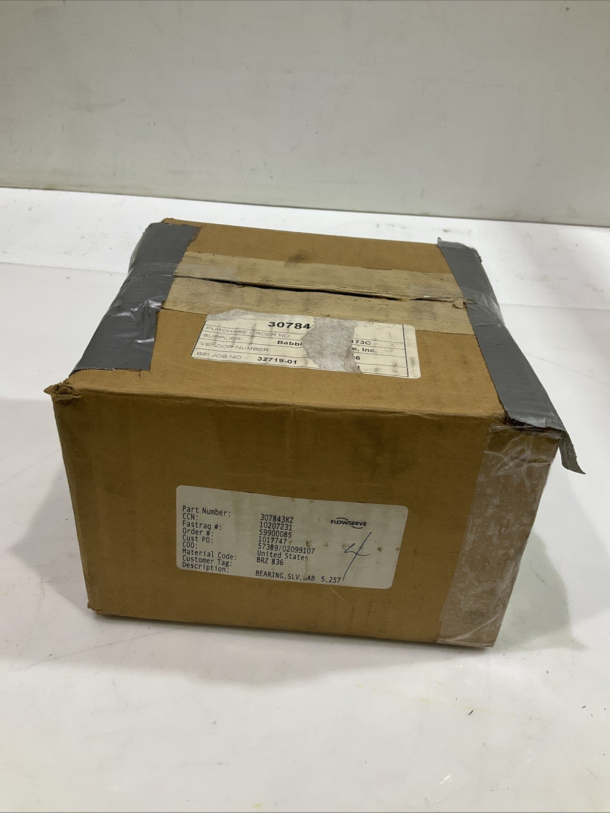FLOWSERVE 307843KZ  BEARING SLEEVE U3S