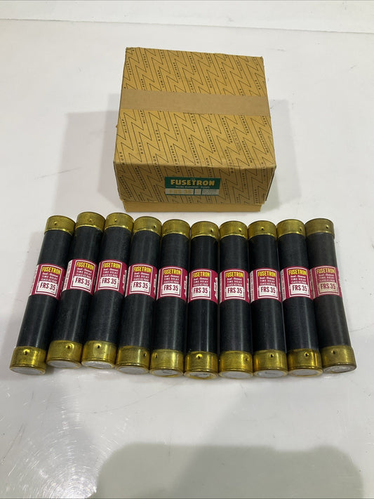 FUSETRON  FRS35  DUAL ELEMENT TIME DELAY CLASS K5 FUSE 600V  LOT OF 10 Z2M