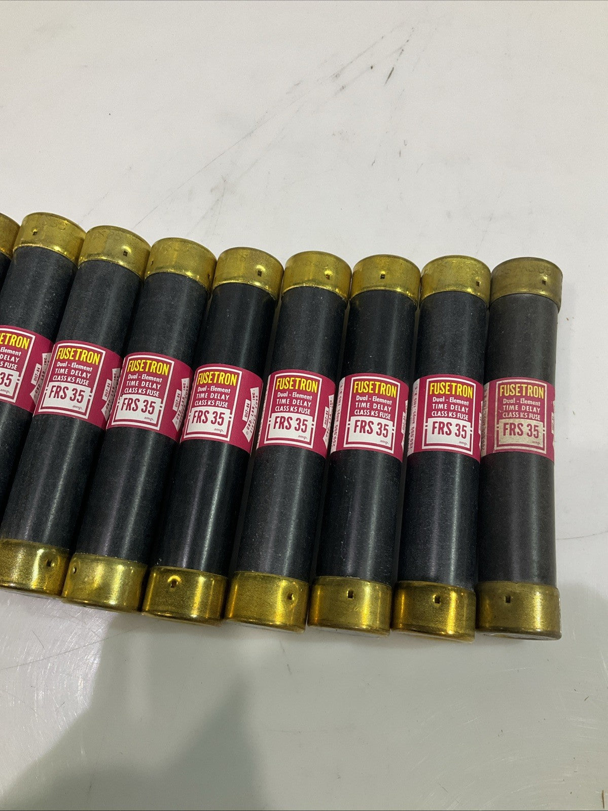 FUSETRON  FRS35  DUAL ELEMENT TIME DELAY CLASS K5 FUSE 600V  LOT OF 10 Z2M