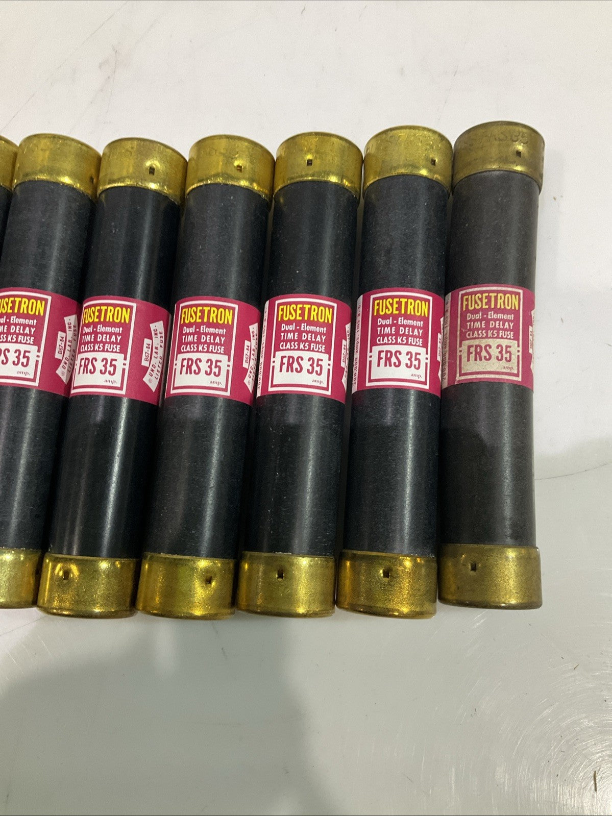 FUSETRON  FRS35  DUAL ELEMENT TIME DELAY CLASS K5 FUSE 600V  LOT OF 10 Z2M