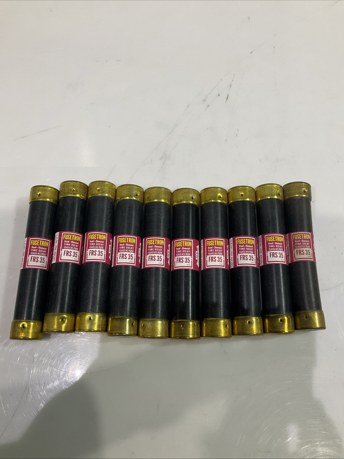 FUSETRON  FRS35  DUAL ELEMENT TIME DELAY CLASS K5 FUSE 600V  LOT OF 10 Z2M