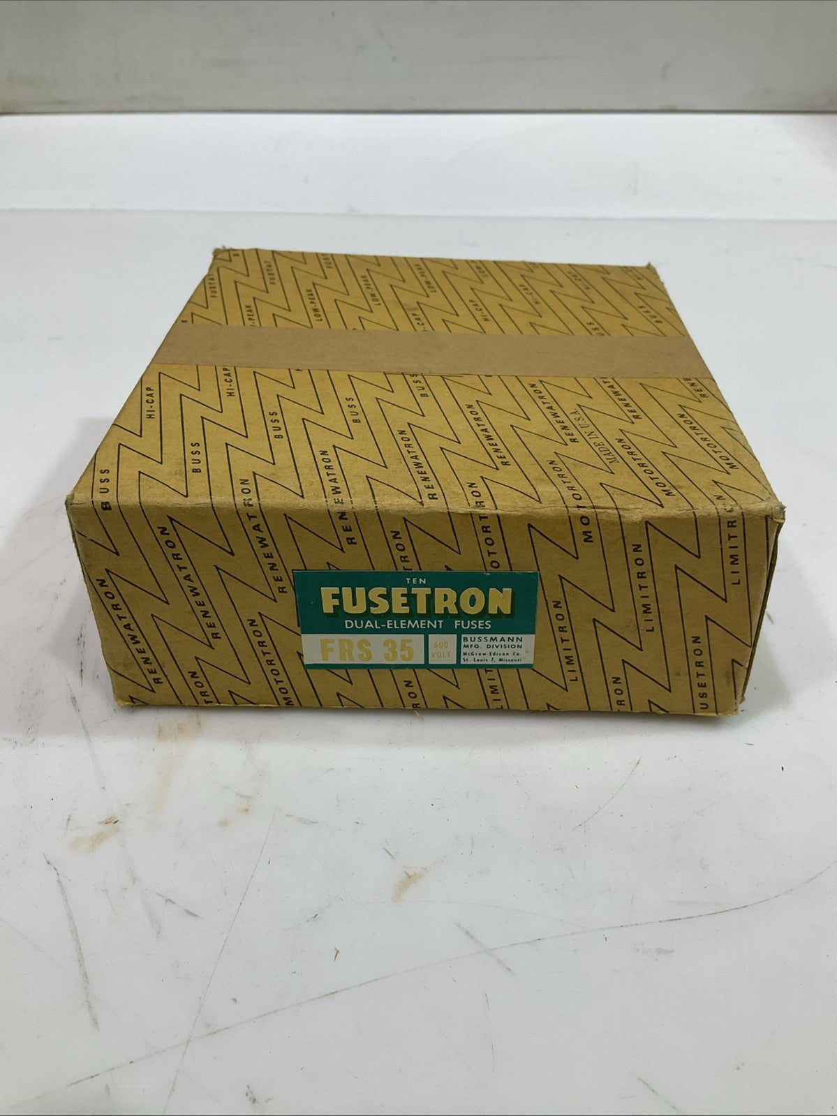 FUSETRON  FRS35  DUAL ELEMENT TIME DELAY CLASS K5 FUSE 600V  LOT OF 10 Z2M