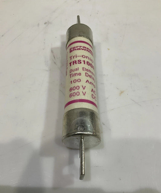 FERRAZ  SHAWMUT  TRS100R DUAL ELEMENT TIME DELAY CLASS RK5 FUSE 100AMP  600V Z2M