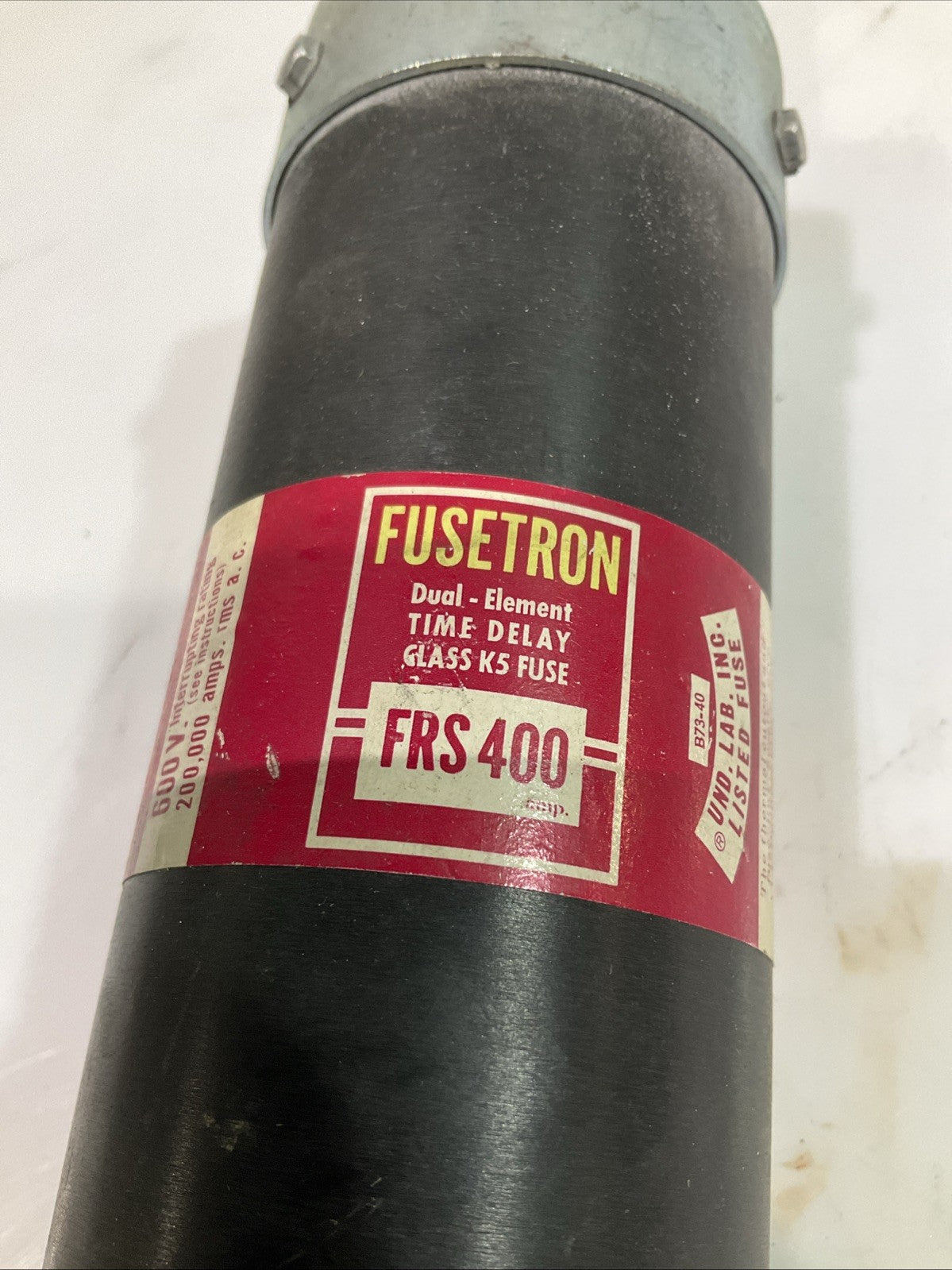 FUSETRON  FRS400 DUAL ELEMENT  TIME DELAY  CLASS K5  FUSE LOT OF 3  Z2M