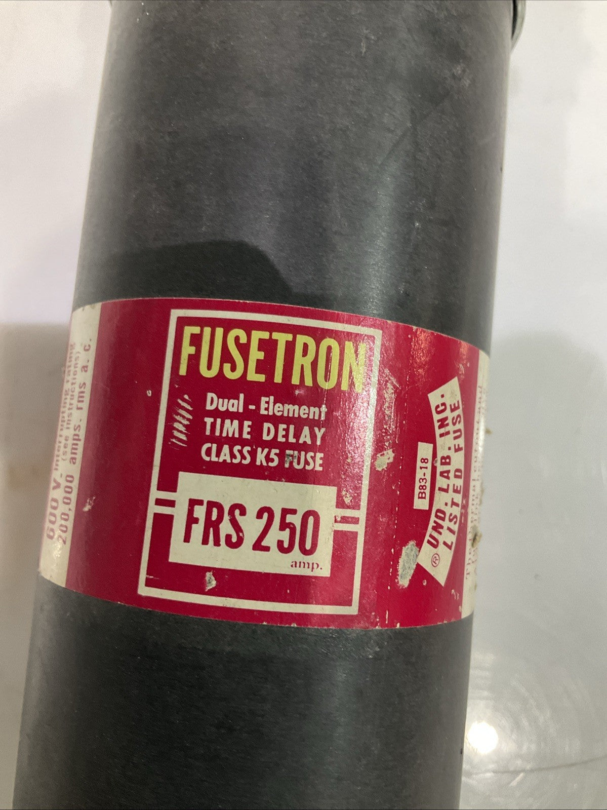 FUSETRON  FRS250 DUAL ELEMENT  TIME DELAY CLASS K5 FUSE 600V Z2M