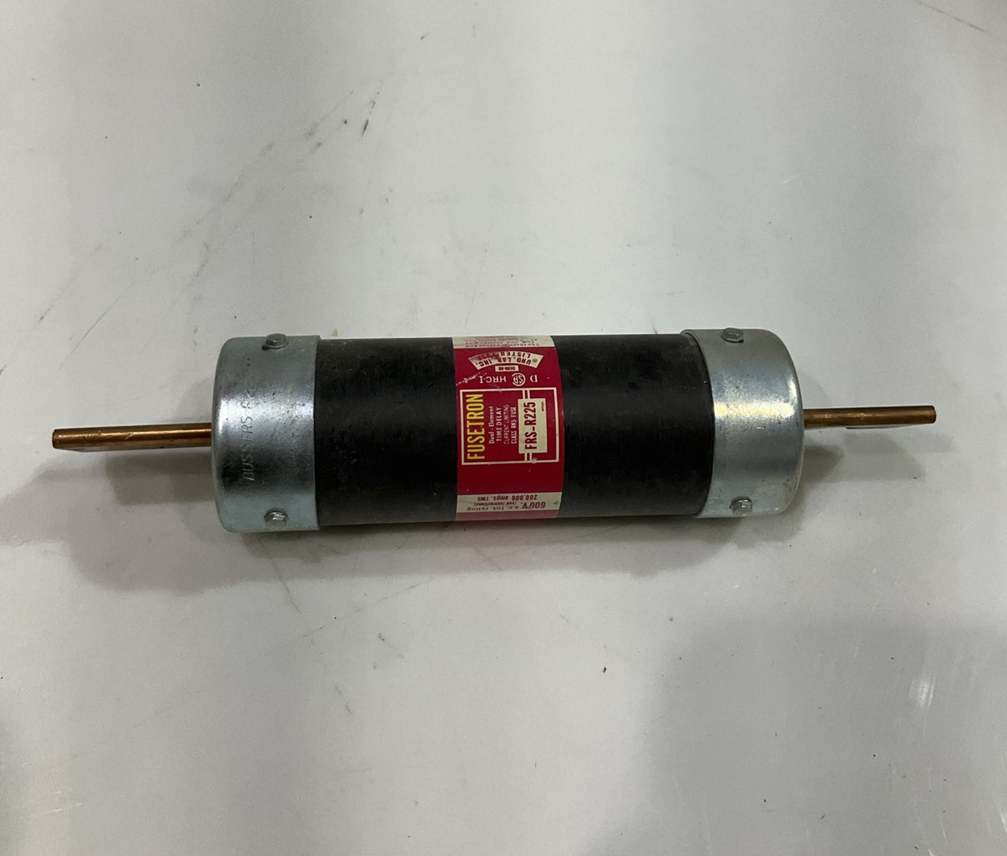 FUSETRON FRS-R225  DUAL ELEMENT TIME DELAY  CLASS RK5 FUSE  600V  Z2M