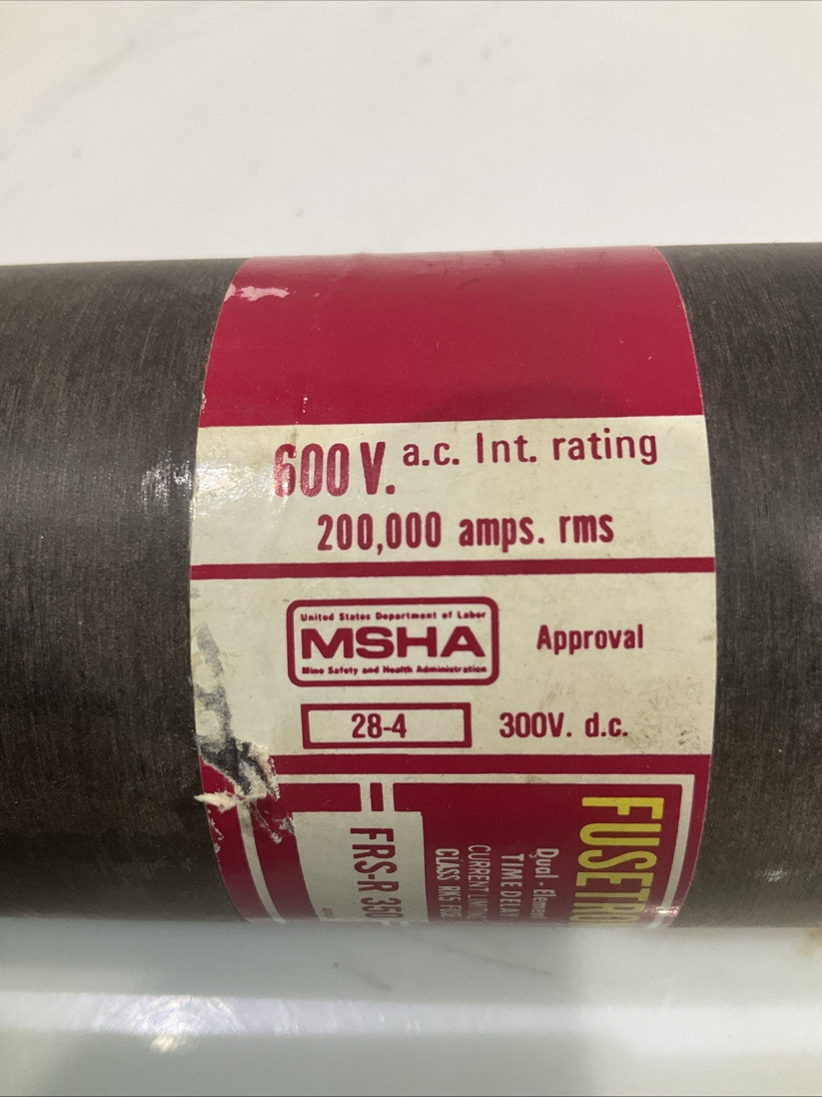 FUSETRON  FRS-R350 DUAL ELEMENT TIME DELAY  CLASS RK5 FUSE  Z2M