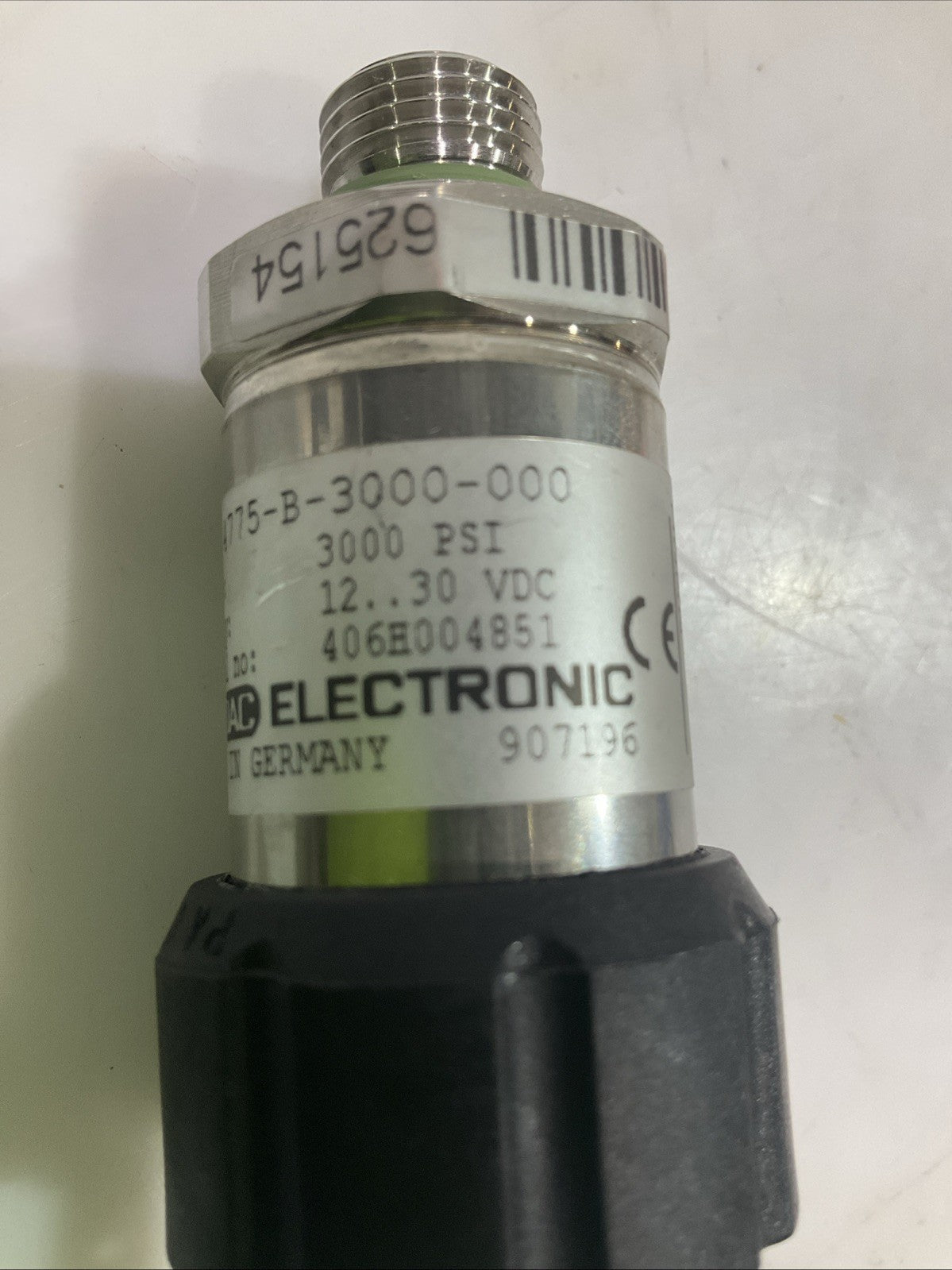 HYDAC ELECTRONIC  4775-B-3000-000  406H004851 PRESSURE TRANSDUCER LOT OF 2 Z2M