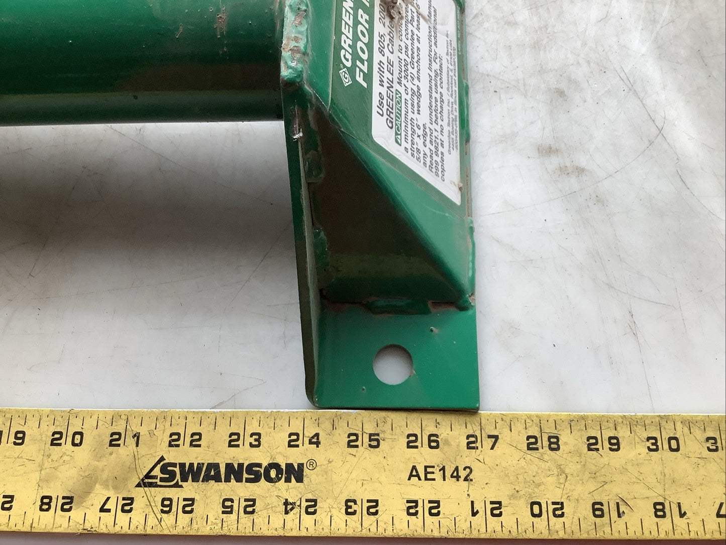 GREENLEE 6037 CABLE PULLER FLOOR MOUNT Z2M