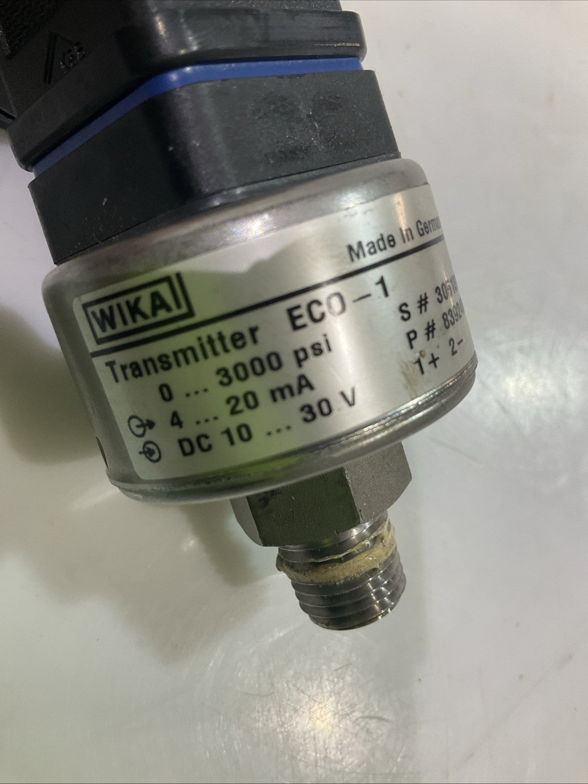 WIKA 8392496  PRESSURE SENSOR TRANSMITTER  Z2M