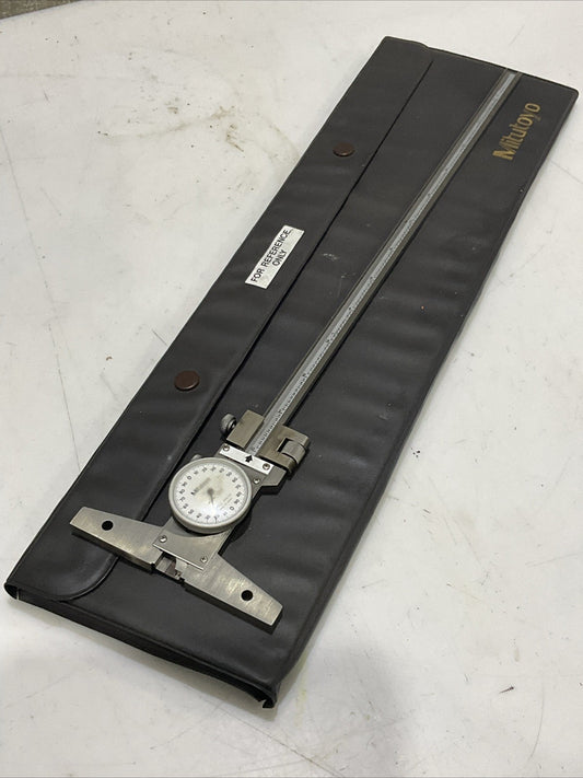 MITUTOYO 159775 12 IN CALIPER WITH CASE PN 31 STAINLESS STEEL .001 IN Z2M