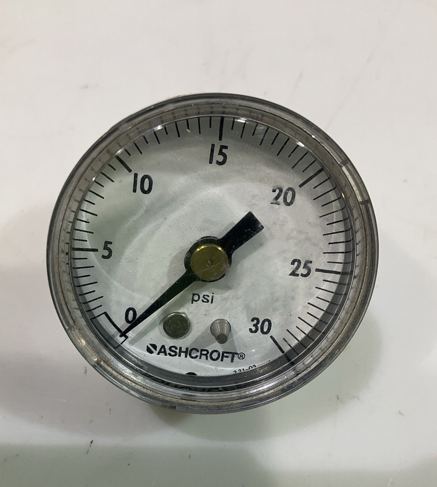 ASHCROFT  331-03 PRESSURE  GAUGE PSI30 Y2M