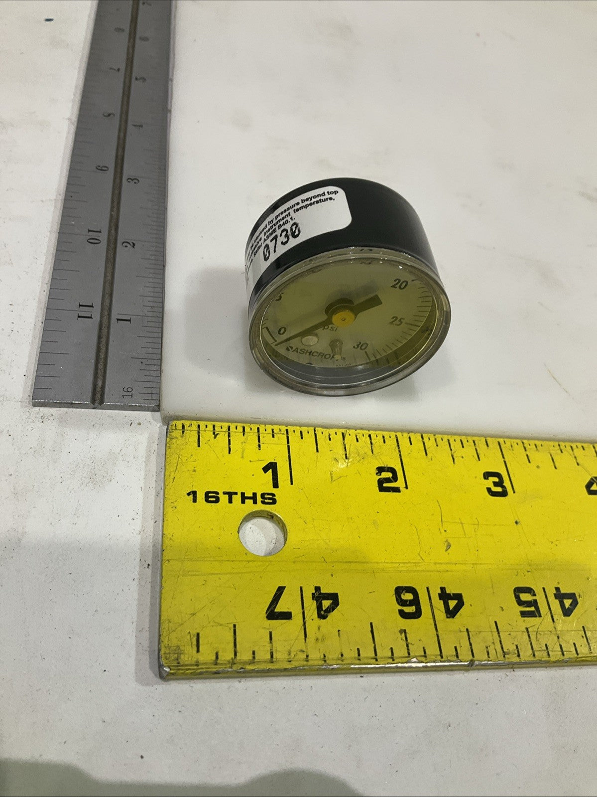 ASHCROFT  331-03 PRESSURE  GAUGE PSI30 Y2M