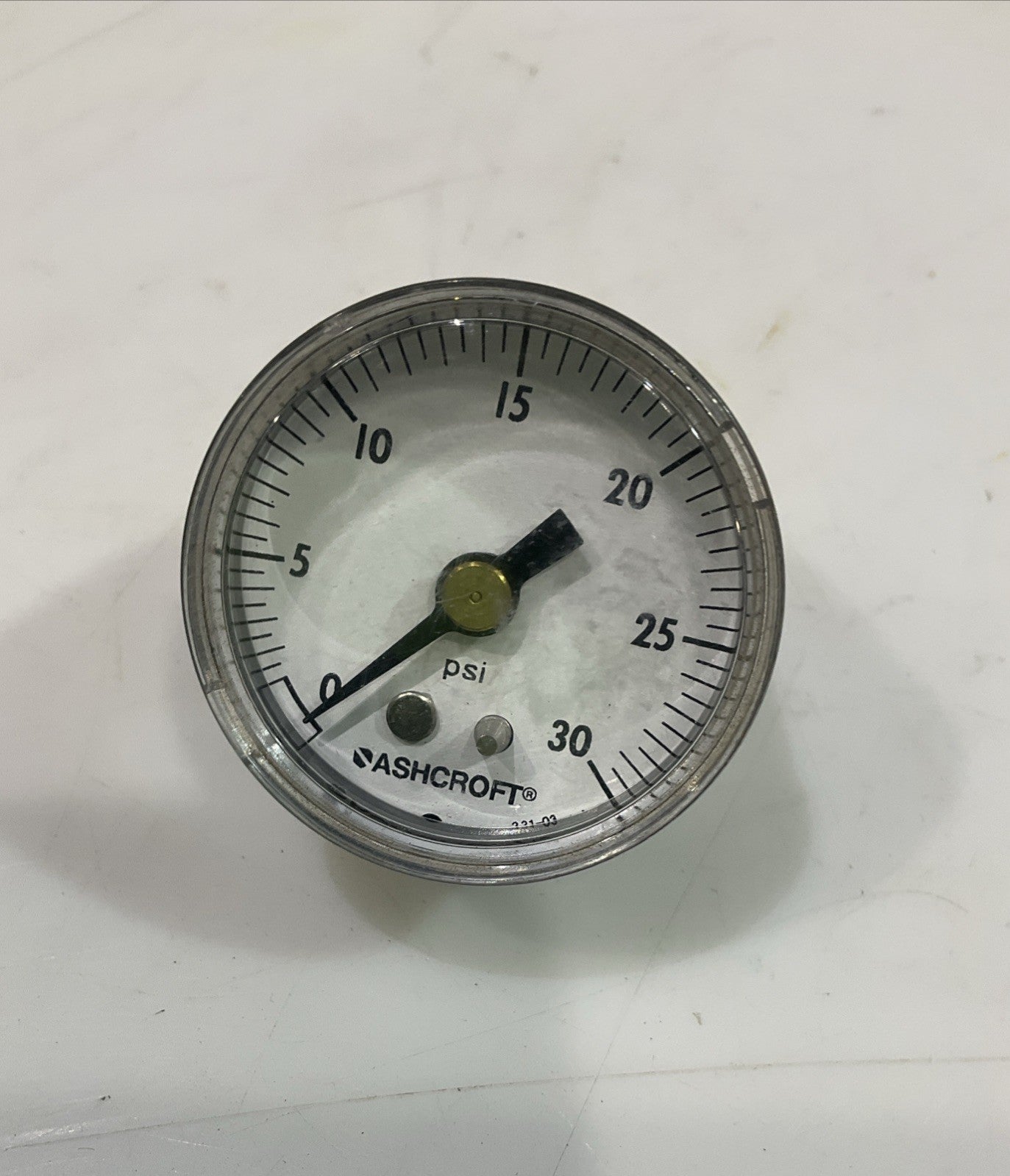 ASHCROFT  331-03 PRESSURE  GAUGE PSI30 Y2M