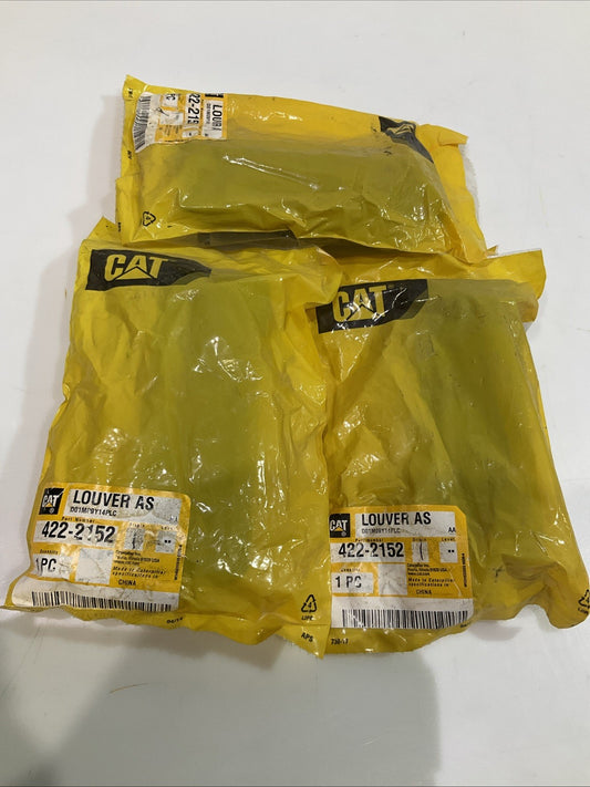 CAT-CATERPILLAR  422-2152  LONG VENT LOUVER FOR HEAT DISTRIBUTOR DUCT  QTY 3 Z2M