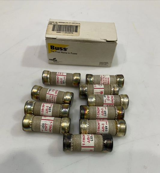 BUSSMANN  T-TRON  JJS-3  600V   CURRENT LIMITING CLASS T FUSES LOT OF 10 Z2M